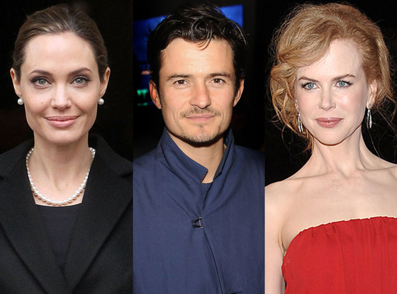 Angelina Jolie, Orlando Bloom, Nicole Kidman Angelina Jolie, Orlando Bloom, Nicole Kidman